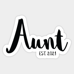 Aunt Pregnancy Announcement Sticker